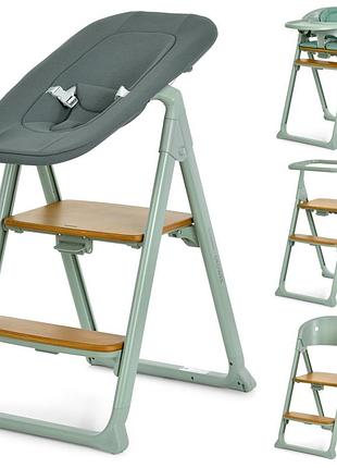 Детский стульчик для кормления 4 в 1 growee me 1222 sage green