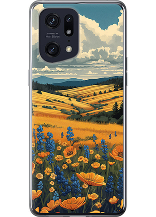 Чехол на oppo find x5 pro украинское поле "6082u-2603-851"