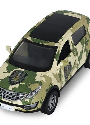 Автомодель серии "шевроны героев" kia sporteg r "дозор" technodrive 250361mc масштаб 1:39