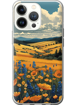 Чехол на iphone 13 pro украинское поле "6082u-2372-851"