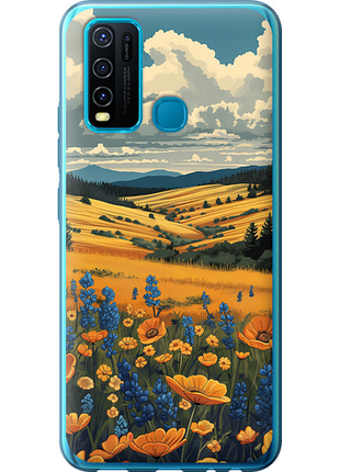 Чехол на vivo y50 украинское поле "6082u-1925-851"