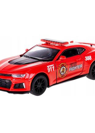 Колекційна машинка "chevrolet camaro zl1" kt5399wpr(red) масштаб 1:42