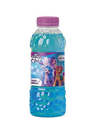 Мильні бульбашки "mega bubbles з тарілкою my little pony" 200635 об'єм 450 мл