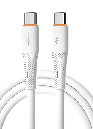 Кабель wuw-x225 type-c to type-c pd 65w white
