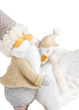 Фигурка "дед с лебедем", 16 см elisey 3