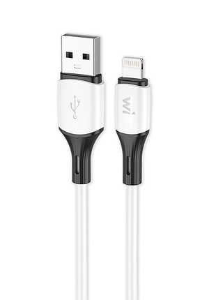Кабель wibrand mamba ip silicone charging data cable 1m white