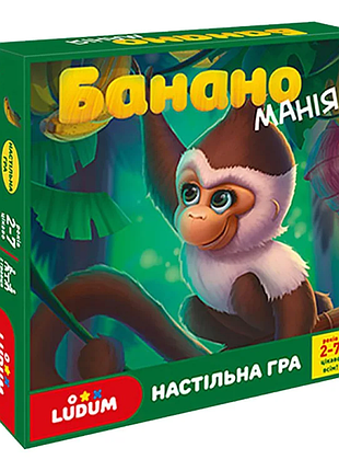 Детская настольная игра "бананомания" ld1049-53 ludum украинский язык
