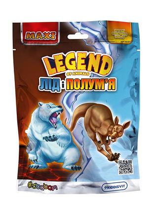 Стретч-игрушка в виде животного лёд и пламя 60/cn25 серии legend of animals