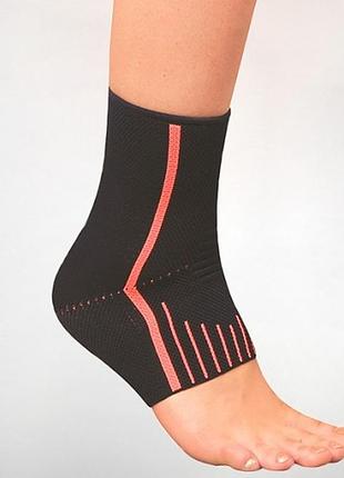 Бандаж на голеностоп эластичный трикотажный orthopoint els-03 фиксатор голеностопного сустава, размер l