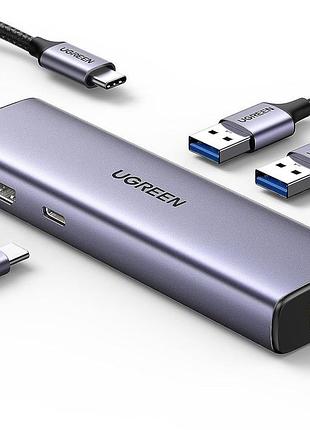 Usb-хаб ugreen usb-c multifunction adapter 6
