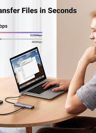 Usb-хаб ugreen 4-port usb-c hub 4