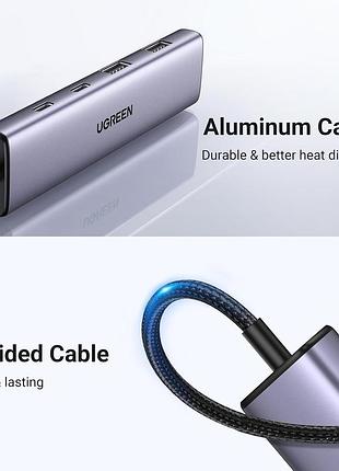 Usb-хаб ugreen 4-port usb-c hub 9