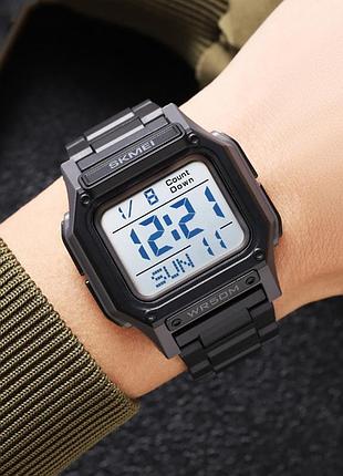 Skmei 2264bkgywt black-grey-white 4