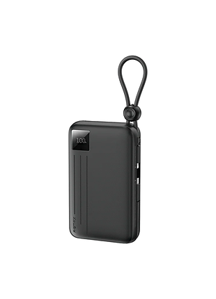Внешний аккумулятор remax 22.5w dual cables fast charging power bank 20000mah fc-15 black