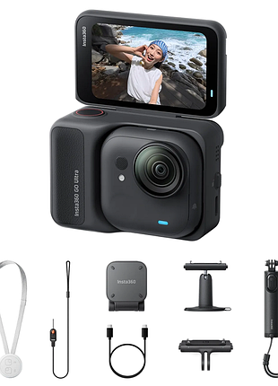 Екшн-камера insta360 go ultra creator bundle (midnight black) 3