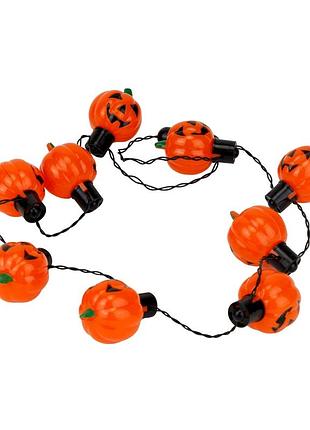 Светодиодная гирлянда (led) "тыковки", 100 см elisey