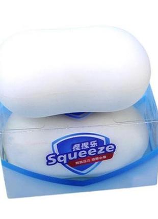 Детская игрушка антистресс "мыло squeeze" sqsoup, размер 8,5 см