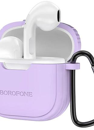 Бездротові навушники tws borofone bw29 charm true wireless bt headset taro purple