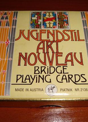 Игральные карты "jugendstil art nouveau", 1980 г.  /карти гральні/