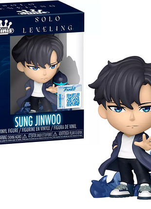 Фігурка funko minis тільки я візьму новий рівень сон джин ву solo leveling jin woo sung 7 см fm sl sjw
