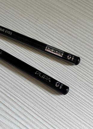 Олівець для очей pupa true eyes eye liner pencil, відтінок 01