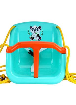 Детские качели 8102txk(turquoise) пластик, до 20 кг, веревка 2,5 м