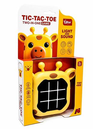Детская игра "нажимай быстро: жираф" tic-tac-toe g66-3 со светом и звуком