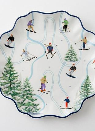 Блюдо "ski", 25 см elisey