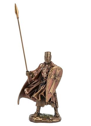 Статуэтка "рыцарь-крестоносец с копьем", 16 см veronese