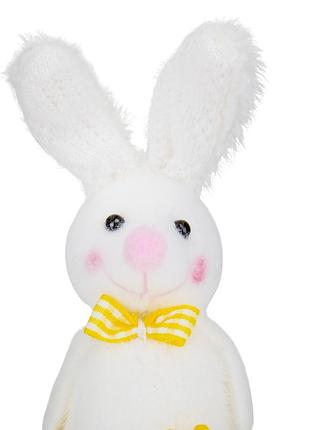 Фигурка "кролик", белый, 20 см elisey 2