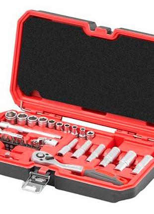 Набор инструмента intertool 1/4" x 36ед diy (et-9036)