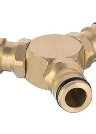Трійник латунний для конектора intertool-storm 1/2" × 1/2" × 1/2" (ge-1203)