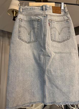 Джинсова спідниця levi’s 26 розмір 2