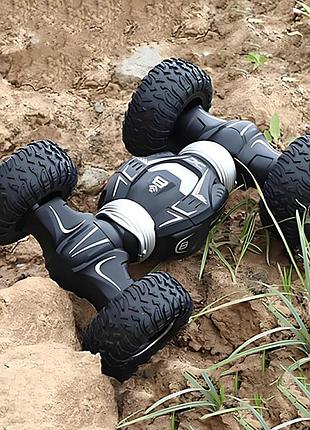 Трюковая машинка на радиоуправлении twist desert 4wd с полным приводом, внедорожный джип-перевёртыш для детей и взрослых,