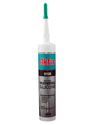 Силикон akfix всепогодный 310 мл прозрачный (915n) (sa611)