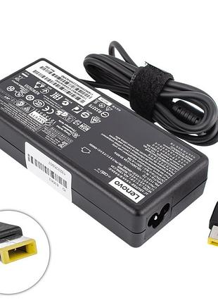 Блок питания для ноутбука lenovo 20v, 6.75a, 135w, usb+pin (square 5 pin dc plug), black (без кабеля!)