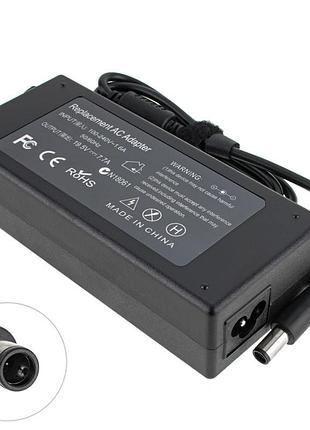 Блок питания для ноутбука dell 19.5v, 7.7a, 150w, 7.4*5.0-pin, 3 hole, (replacement ac adapter) black (без кабеля!)