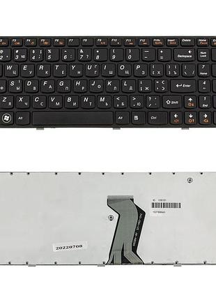 Клавіатура для ноутбука lenovo (g570, g575, g770, g780, z560, z565) ukr, black, black frame