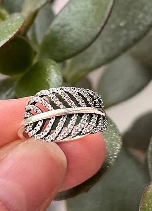 Серебряное кольцо пандора р. 56 18 pandora перо