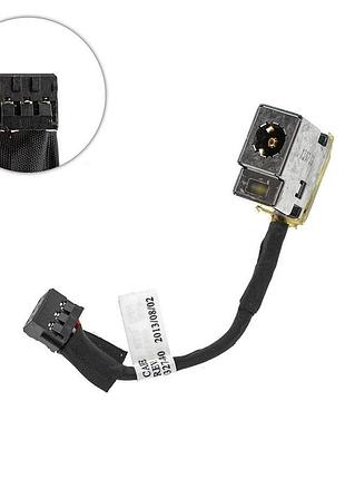 Разъем питания pj217 hp (pavilion/sleekbook: 14-b, 15-b series), с кабелем (55 мм)