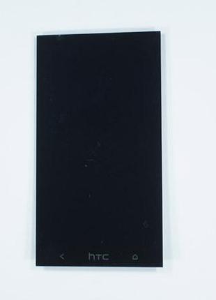 Дисплей для смартфона (телефона) htc desire 601, black (в сборе с тачскрином)(без рамки)