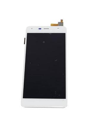 Дисплей для смартфона (телефону) fly fs517, cirrus 11 (2017), white (у зборі з тачскріном)(без рамки)