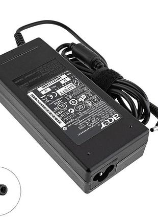 Оригінальний блок живлення для ноутбука acer 19v, 4.74a, 90w, 3.0*1.0мм, black, rectangular