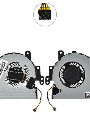 Оригинальный вентилятор для ноутбука asus x441sa, x441sc, x441ua, x441uv, 4pin (13nb0cc0t01011) (кулер)