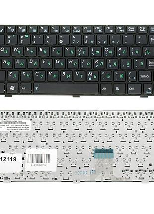 Клавиатура для ноутбука asus (1004, 1004dn), rus, black