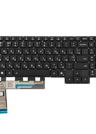 Клавиатура для ноутбука lenovo (legion: 5-16iax10 series), ukr, black, без фрейма, подсветка клавиш (rgb