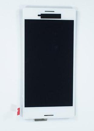 Дисплей для смартфона (телефона) sony xperia m4 aqua dual e2303, e2306, e2312, white (в сборе с тачскрином)(без рамки)