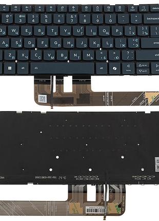 Клавиатура для ноутбука lenovo (slim 7 14imh9 series), ukr, onyx black, без фрейма, подсветка клавиш