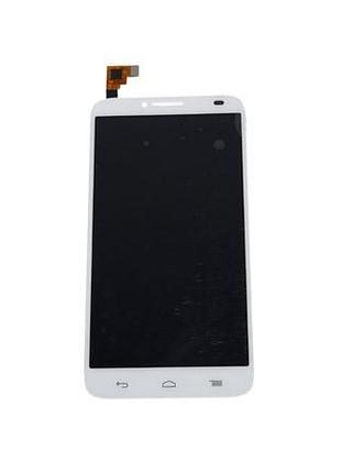 Дисплей для смартфона (телефону) alcatel 6037, one touch, idol 2, white (у зборі з тачскріном)(без рамки)