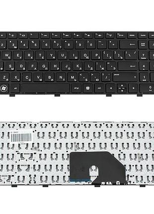 Клавіатура для ноутбука hp (pavilion: dv6-6000, dv6-6b, dv6-6c), rus, black, з фреймом